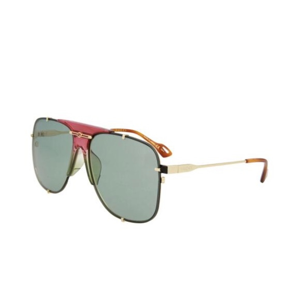 GUCCI Aviator-Style Metal Sunglasses - Picture 3 of 12